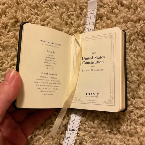 ❌NEW LISTING❌ Mini US Constitution leather bound book - Picture 3 of 5